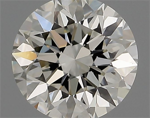 Picture of Natural Diamond 0.51 Carats, Round with Excellent Cut, I Color, VS1 Clarity and Certified by IGI