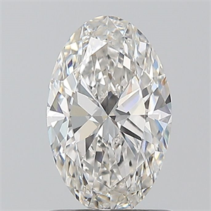 Picture of Natural Diamond 1.01 Carats, Oval with  Cut, G Color, VVS1 Clarity and Certified by GIA
