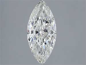 Picture of Natural Diamond 1.51 Carats, Marquise with  Cut, I Color, SI1 Clarity and Certified by IGI