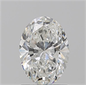 Natural Diamond 1.20 Carats, Oval with  Cut, G Color, SI1 Clarity and Certified by GIA