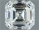 Natural Diamond 1.23 Carats, Asscher with  Cut, G Color, VS1 Clarity and Certified by IGI