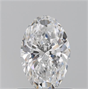 Diamante Natural 0.70 quilates, Ovalado , Color D, claridad VS2 y certificado GIA