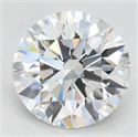 Del inventario de diamantes de laboratorio, 3.72 quilates, Redondo , Color D, claridad VVS1 y certificado GIA