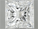 Diamante Natural 0.63 quilates, Princesa , Color E, claridad SI1 y certificado GIA