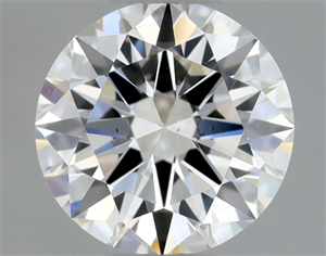 Foto Diamante Natural 0.40 quilates, Redondo , Color F, claridad SI1 y certificado GIA de