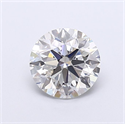 Del inventario de diamantes de laboratorio, 1.74 quilates, Redondo , Color F, claridad VS1 y certificado IGI