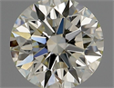Natural Diamond 0.41 Carats, Round with Excellent Cut, L Color, IF Clarity and Certified by GIA