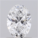 Diamante Natural 0.63 quilates, Ovalado , Color D, claridad VVS1 y certificado GIA