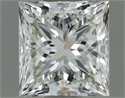Natural Diamond 0.60 Carats, Princess with  Cut, I Color, VVS1 Clarity and Certified by IGI