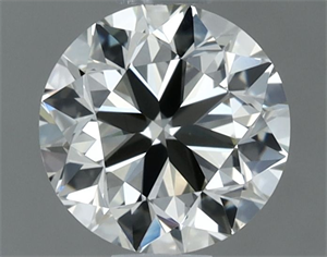 Picture of Natural Diamond 0.70 Carats, Round with Very Good Cut, I Color, VS1 Clarity and Certified by IGI