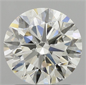 Diamante Natural 1.61 quilates, Redondo , Color I, claridad VVS2 y certificado GIA