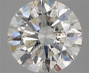 Foto Diamante Natural 2.04 quilates, Redondo , Color H, claridad SI2 y certificado HRD de
