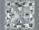 Natural Diamond 1.01 Carats, Princess with  Cut, H Color, VVS2 Clarity and Certified by IGI