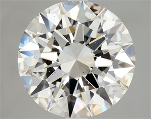 Picture of Natural Diamond 3.01 Carats, Round with Excellent Cut, G Color, SI1 Clarity and Certified by GIA