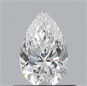 Diamante Natural 0.52 quilates, De pera , Color D, claridad SI1 y certificado GIA