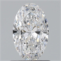 Diamante Natural 0.70 quilates, Ovalado , Color D, claridad VVS2 y certificado GIA