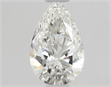 Natural Diamond 0.52 Carats, Pear with  Cut, F Color, SI1 Clarity and Certified by GIA
