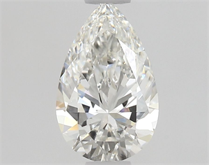 Picture of Natural Diamond 0.52 Carats, Pear with  Cut, F Color, SI1 Clarity and Certified by GIA