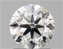 Natural Diamond 1.50 Carats, Round with Very Good Cut, J Color, SI1 Clarity and Certified by GIA