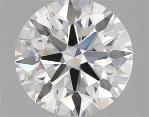 Picture of Lab Grown Diamond 1.03 Carats, Round with Ideal Cut, D Color, VVS2 Clarity and Certified by IGI
