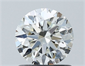 Diamante Natural 0.90 quilates, Redondo , Color I, claridad SI1 y certificado GIA