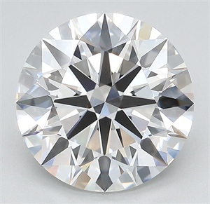 Picture of Lab Grown Diamond 3.62 Carats, Round with Ideal Cut, D Color, VVS1 Clarity and Certified by IGI