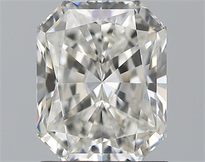Picture of Natural Diamond 1.51 Carats, Radiant with  Cut, H Color, VS1 Clarity and Certified by GIA