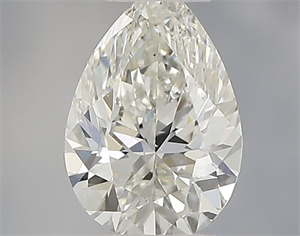 Picture of Natural Diamond 0.40 Carats, Pear with  Cut, H Color, VS1 Clarity and Certified by IGI