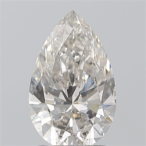 Picture of Natural Diamond 1.50 Carats, Pear with  Cut, I Color, SI2 Clarity and Certified by GIA