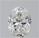 Natural Diamond 0.90 Carats, Oval with  Cut, H Color, VS1 Clarity and Certified by GIA