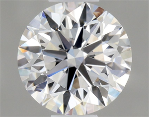 Picture of Natural Diamond 0.40 Carats, Round with Excellent Cut, E Color, VS1 Clarity and Certified by GIA