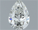 Natural Diamond 0.80 Carats, Pear with  Cut, H Color, VVS2 Clarity and Certified by GIA