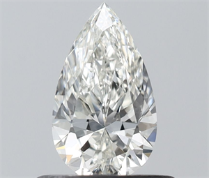 Picture of Natural Diamond 0.50 Carats, Pear with  Cut, H Color, VVS2 Clarity and Certified by IGI