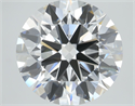 Lab Grown Diamond 1.04 Carats, Round with Excellent Cut, E Color, VVS1 Clarity and Certified by IGI