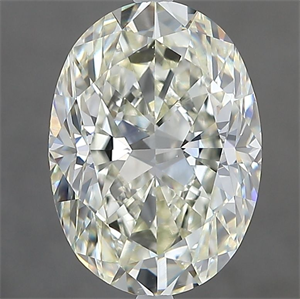 Foto Diamante Natural 3.01 quilates, Ovalado , Color K, claridad VS1 y certificado GIA de