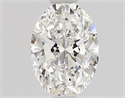 Diamante Natural 0.60 quilates, Ovalado , Color F, claridad SI1 y certificado GIA