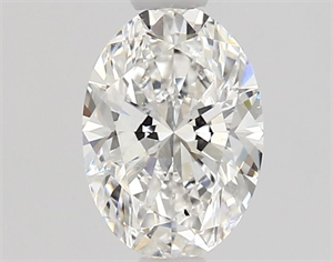 Foto Diamante Natural 0.60 quilates, Ovalado , Color F, claridad SI1 y certificado GIA de
