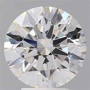 Picture of Lab Grown Diamond 4.10 Carats, Round with Ideal Cut, E Color, VS1 Clarity and Certified by IGI