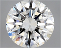 Natural Diamond 0.50 Carats, Round with Excellent Cut, H Color, VS1 Clarity and Certified by GIA