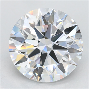 Picture of Lab Grown Diamond 4.24 Carats, Round with Excellent Cut, D Color, VVS2 Clarity and Certified by GIA