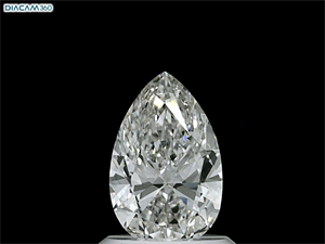 Foto Diamante Natural 1.00 quilates, De pera , Color G, claridad SI1 y certificado GIA de
