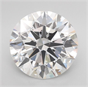 Lab Grown Diamond 4.09 Carats, Round with Ideal Cut, D Color, VVS1 Clarity and Certified by IGI