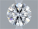 Natural Diamond 0.40 Carats, Round with Excellent Cut, D Color, SI2 Clarity and Certified by GIA
