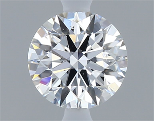 Picture of Natural Diamond 0.40 Carats, Round with Excellent Cut, D Color, SI2 Clarity and Certified by GIA