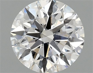 Picture of Lab Grown Diamond 1.02 Carats, Round with Ideal Cut, E Color, VS1 Clarity and Certified by IGI