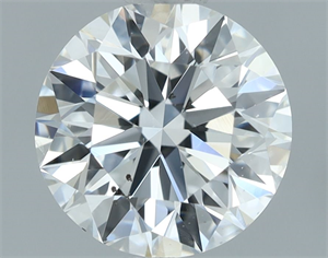 Picture of Natural Diamond 1.01 Carats, Round with Excellent Cut, E Color, SI1 Clarity and Certified by GIA