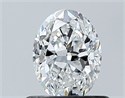 Diamante Natural 0.70 quilates, Ovalado , Color D, claridad SI1 y certificado GIA