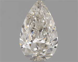 Picture of Natural Diamond 0.70 Carats, Pear with  Cut, J Color, VVS2 Clarity and Certified by GIA