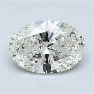 Picture of Natural Diamond 2.00 Carats, Oval with  Cut, I Color, VS1 Clarity and Certified by GIA