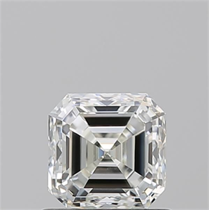 Foto Diamante Natural 0.90 quilates, Asscher , Color J, claridad VS2 y certificado GIA de